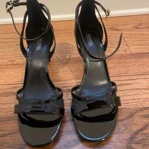 Michael Kors Black Patent Leather Heels
